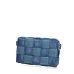 Aranea Borsa a tracolla donna Vera pelle R6080B-D43 BLU PAVONE Chiara Ferretti