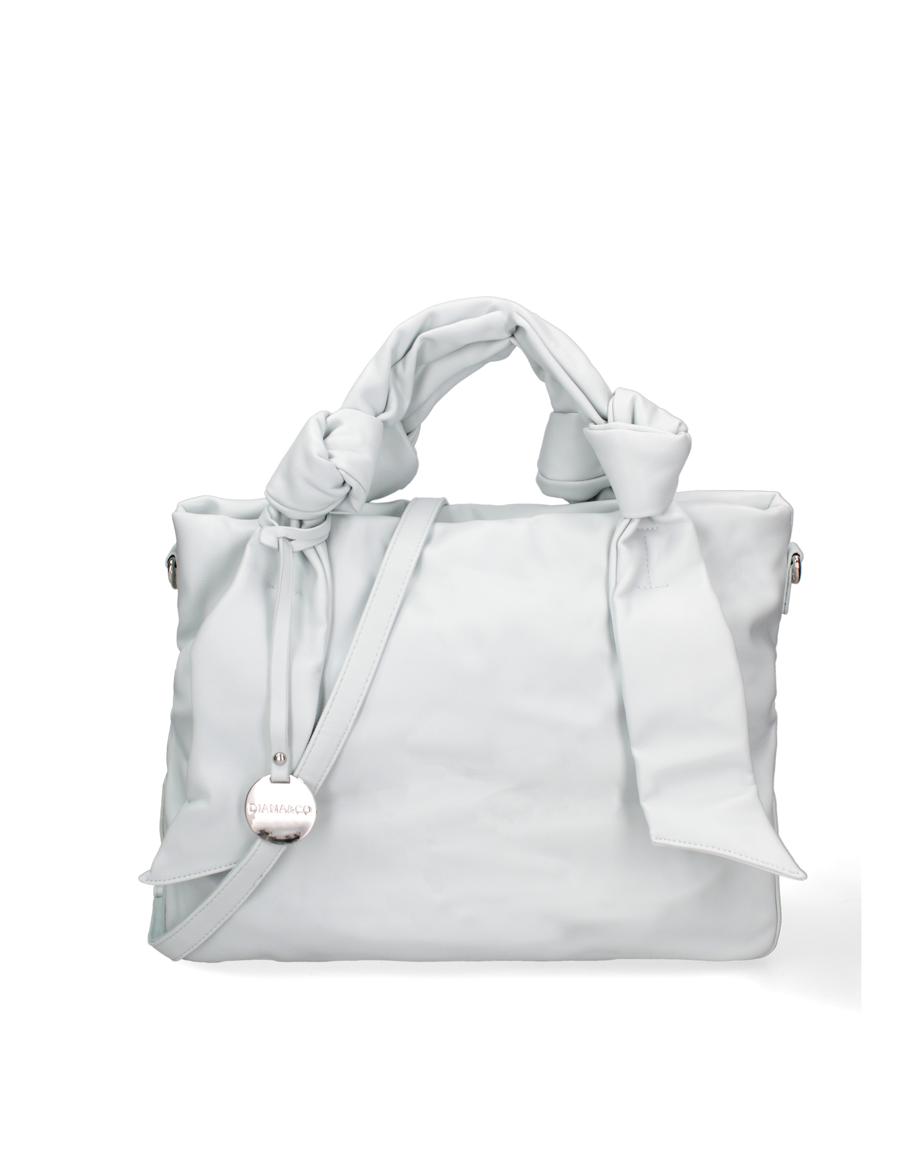 Borsa Shopper da donna Ecopelle DC3102-4-LIGHTBLUE Diana&co
