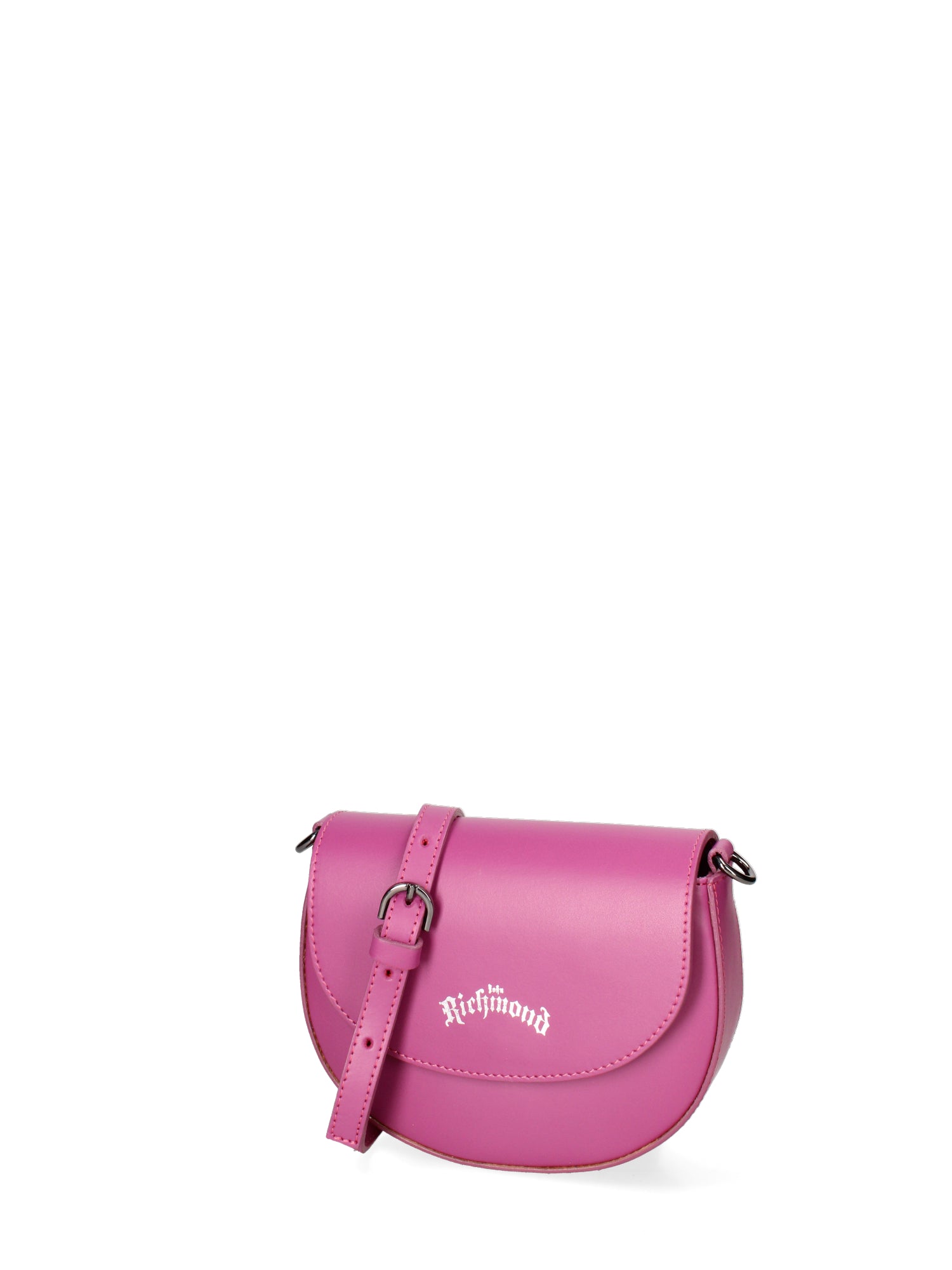 Borsa a tracolla da donna 100% pelle ruga JR-W-1017-D. FUXIA-CDF John Richmond