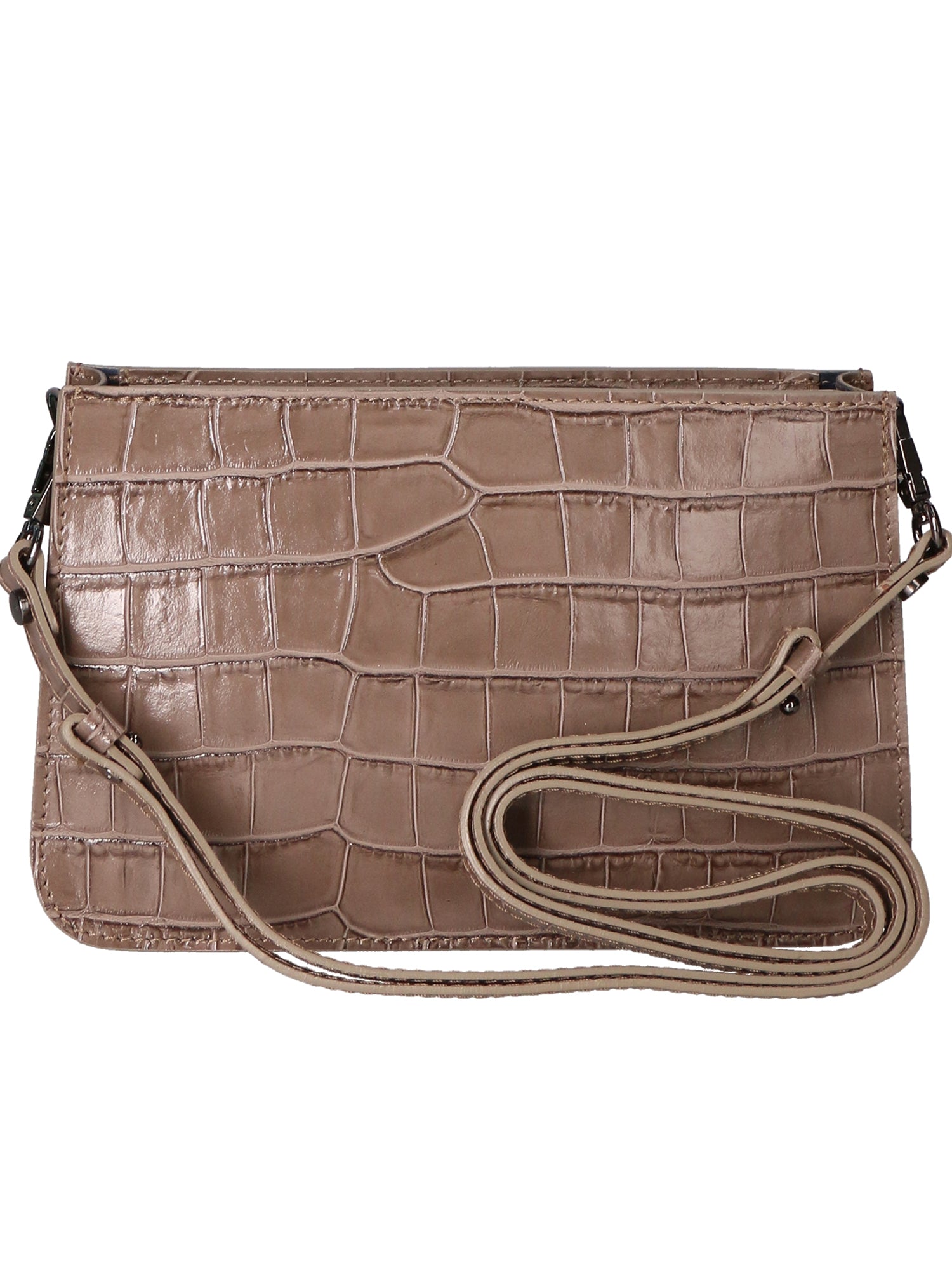 Valoria Borsa a spalla da donna Vera pelle 05414-B40 TAUPE SCURO Gave Lux