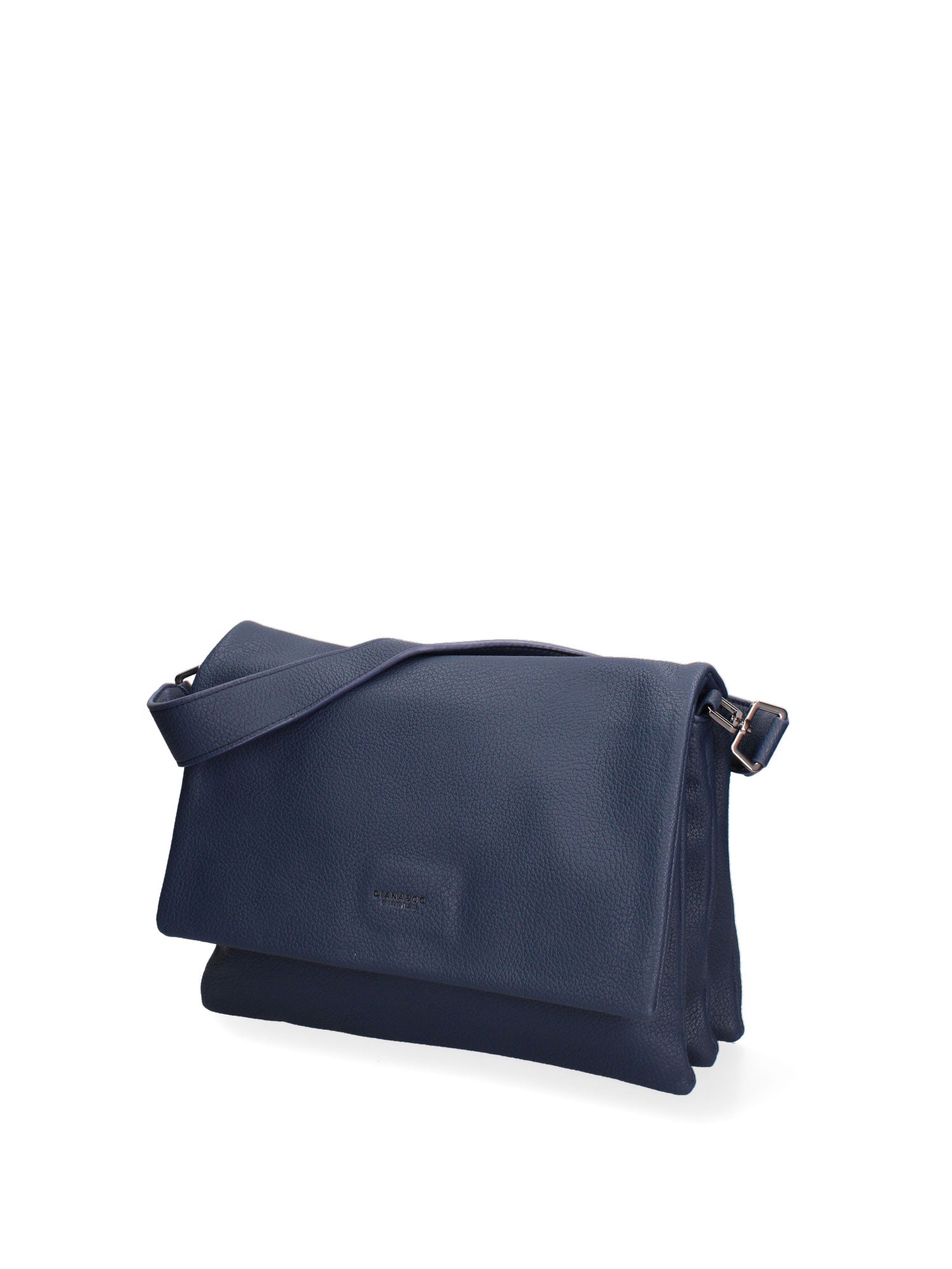 Borsa a spalla da donna Ecopelle 637-2-NAVY BLUE Diana&co