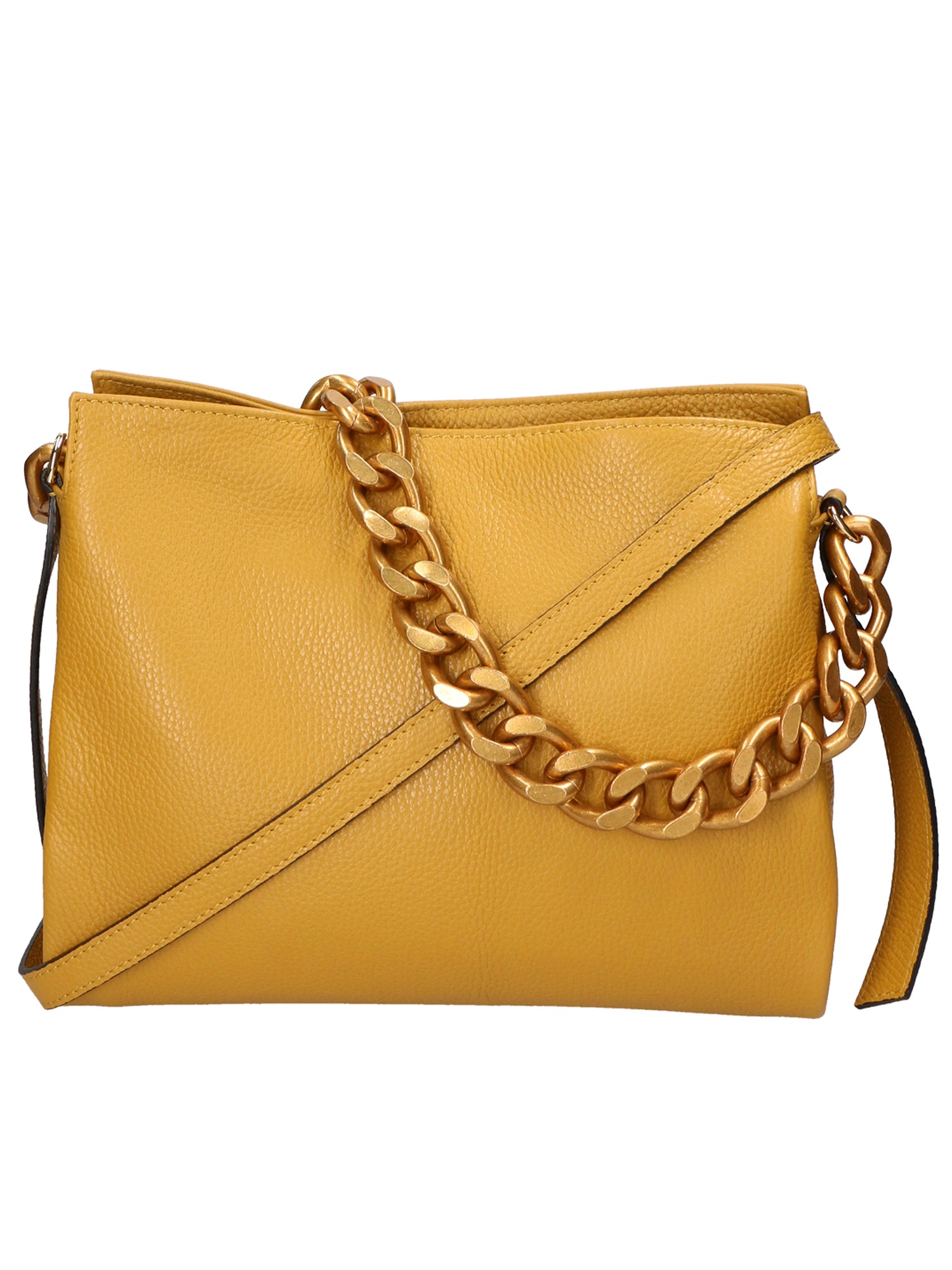 Annalou Borsa a spalla da donna Vera pelle 05417-D36 SENAPE Gave Lux