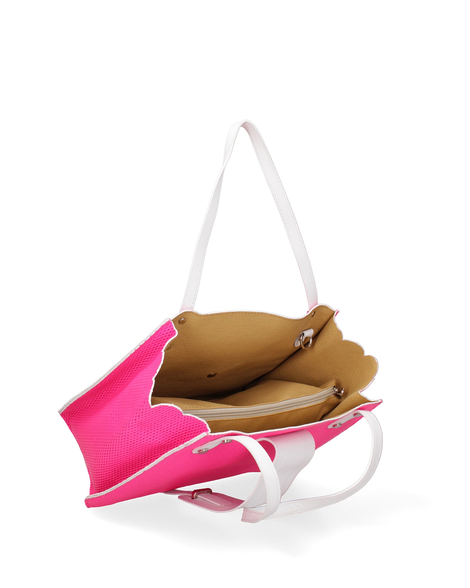 Palermo Borsa a spalla da donna Vera pelle 697756-FUXIA Gave Lux