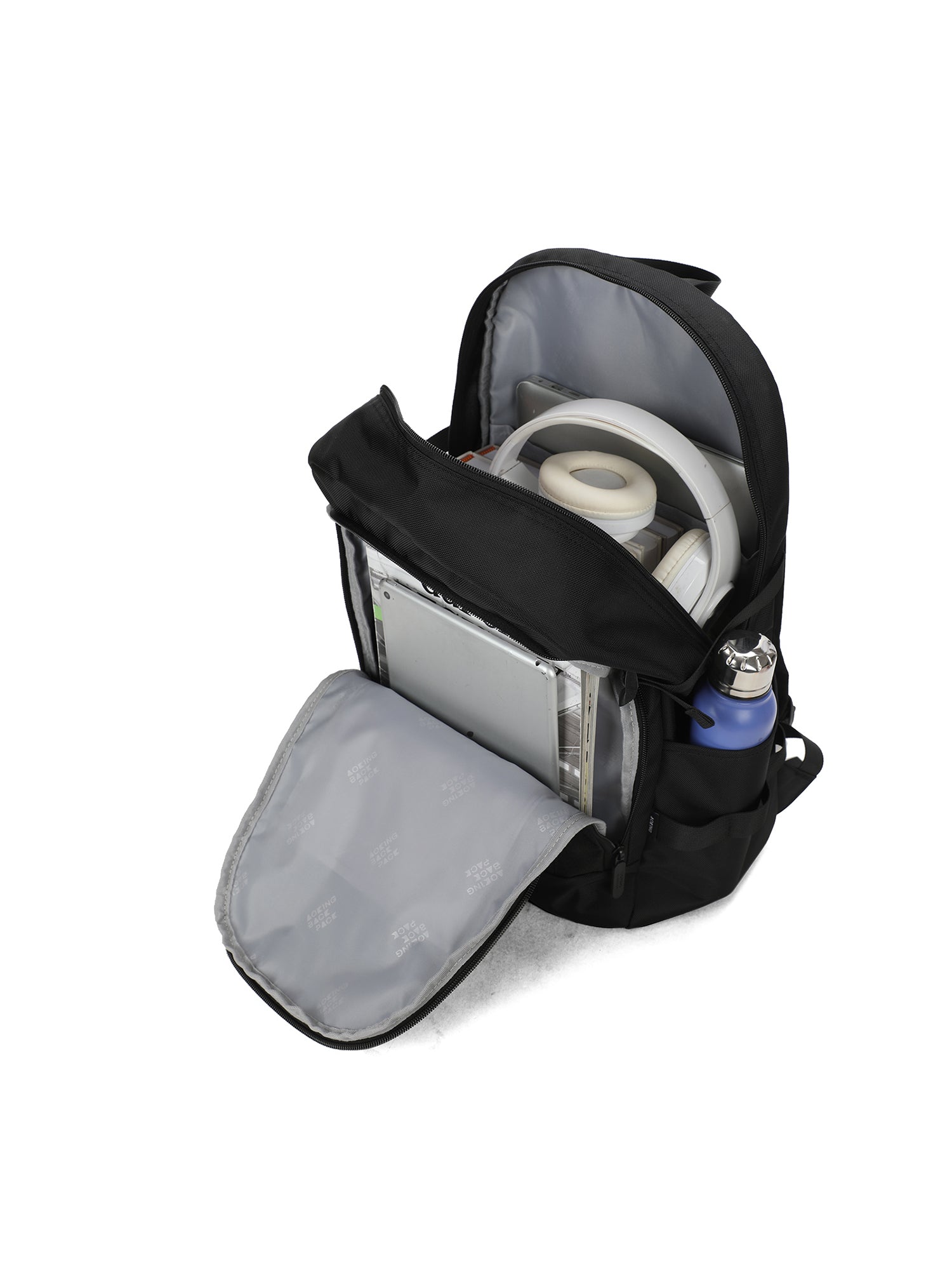 Zaino unisex Astra Plus Casual XN3508-BLACK Aoking