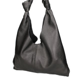Borsa a spalla da donna 100% vera pelle 07156-D28 NERO Viola Castellani