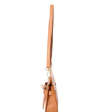 Katie Borsa a tracolla da donna 100% vera pelle 07145-D44 CUOIO Viola Castellani