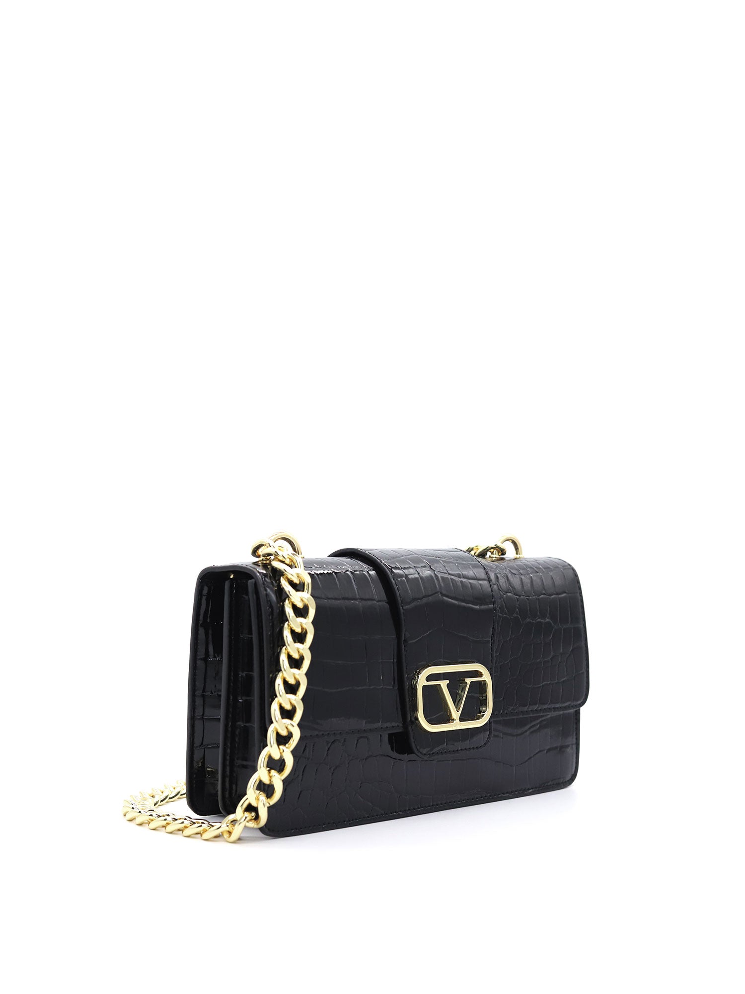Jesolo Borsa a tracolla donna Ecopelle vegana VC-210-NERO 19V69 Italia