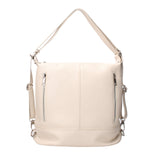 Vera pelle 07135-D37 LATTE Borsa a spalla convertibile Anjelica Viola Castellani