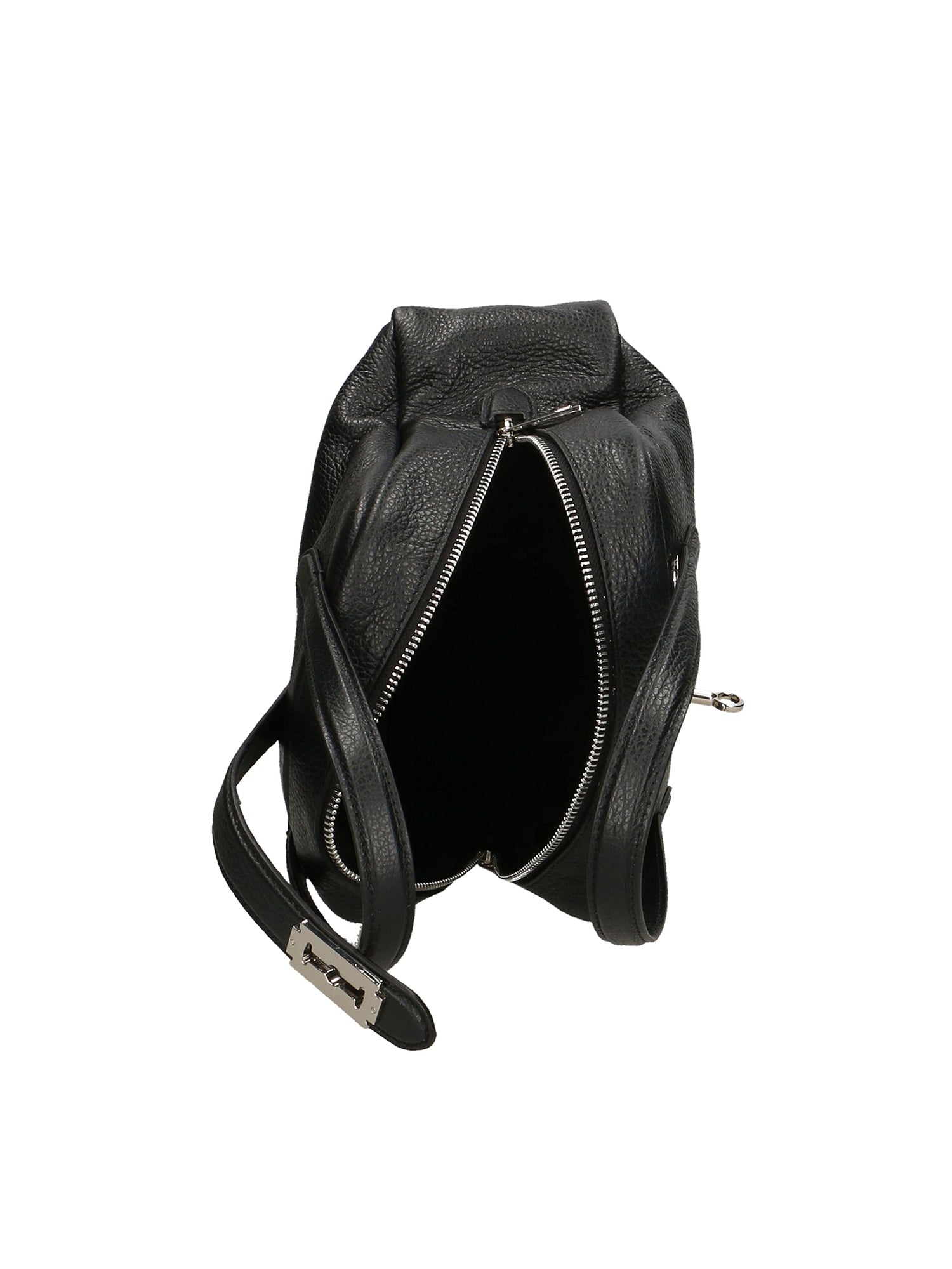 Orietta Borsa a mano da donna Vera pelle 01669-D28 NERO BLACK Gave Lux