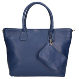 Sylvie Borsa a mano da donna 100% pelle 06520-D24 BLU JEANS Gave Lux