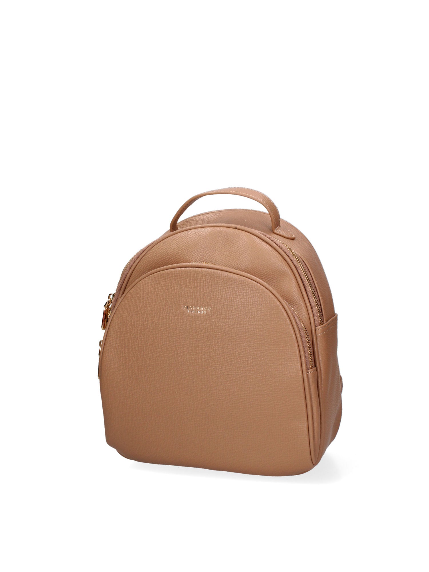 Borsa a mano da donna Ecopelle vegana 601-3-CAMEL Diana&co