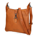 Borsa a tracolla da uomo in vera pelle RFID HILB-6169-CUOIO Hill Burry