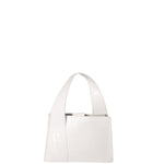 Borsa a mano da donna Vera pelle effetto cocco 07220-C01 BIANCO Roberta Rossi