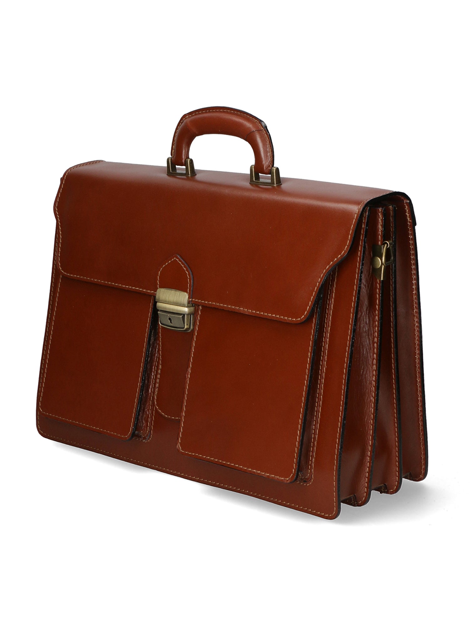 Enea Borsa da lavoro uomo Vera pelle 7001-MARRONE Gave Lux