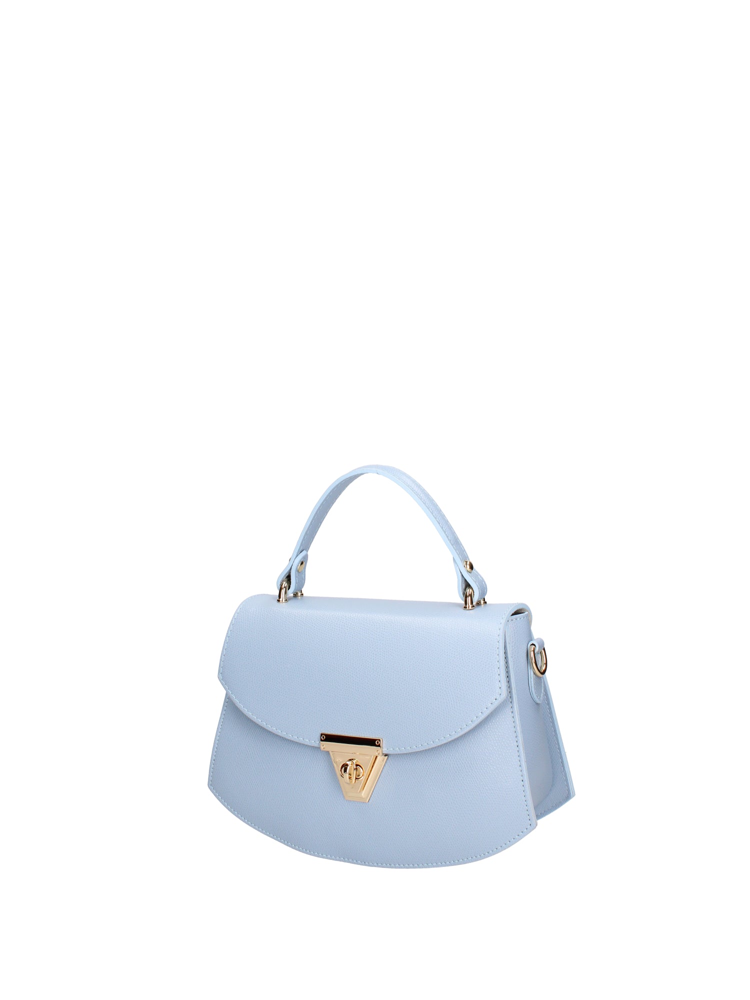 Borsa a mano da donna 100% vera pelle 07202-P 631 CIELO Roberta Rossi