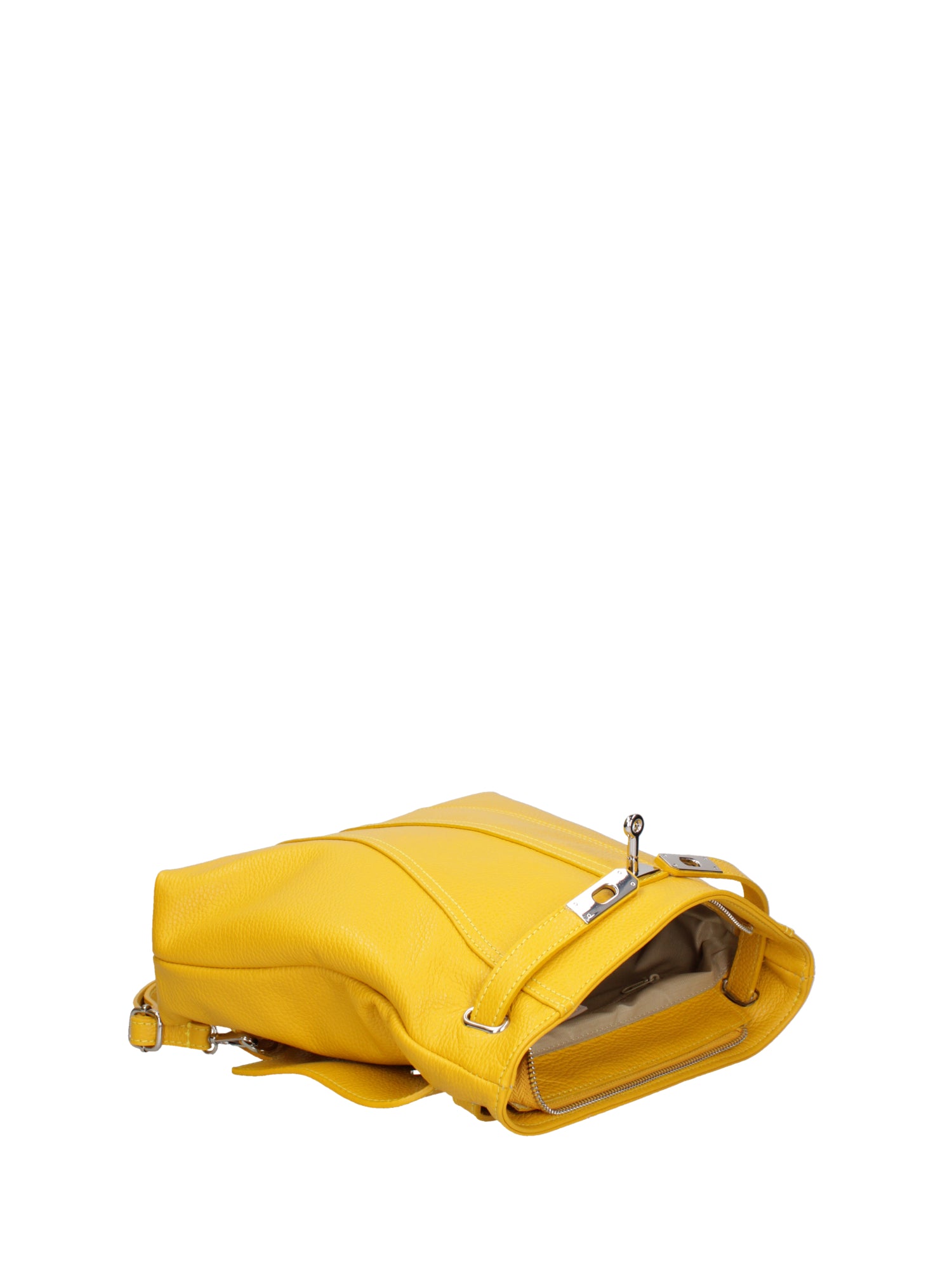 Borsa a mano da donna Vera pelle 07248-D04 GIALLO Roberta Rossi