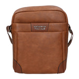 Borsa a tracolla uomo in pelle PU Casual PCL3008-COFFEE Northampton Polo Club
