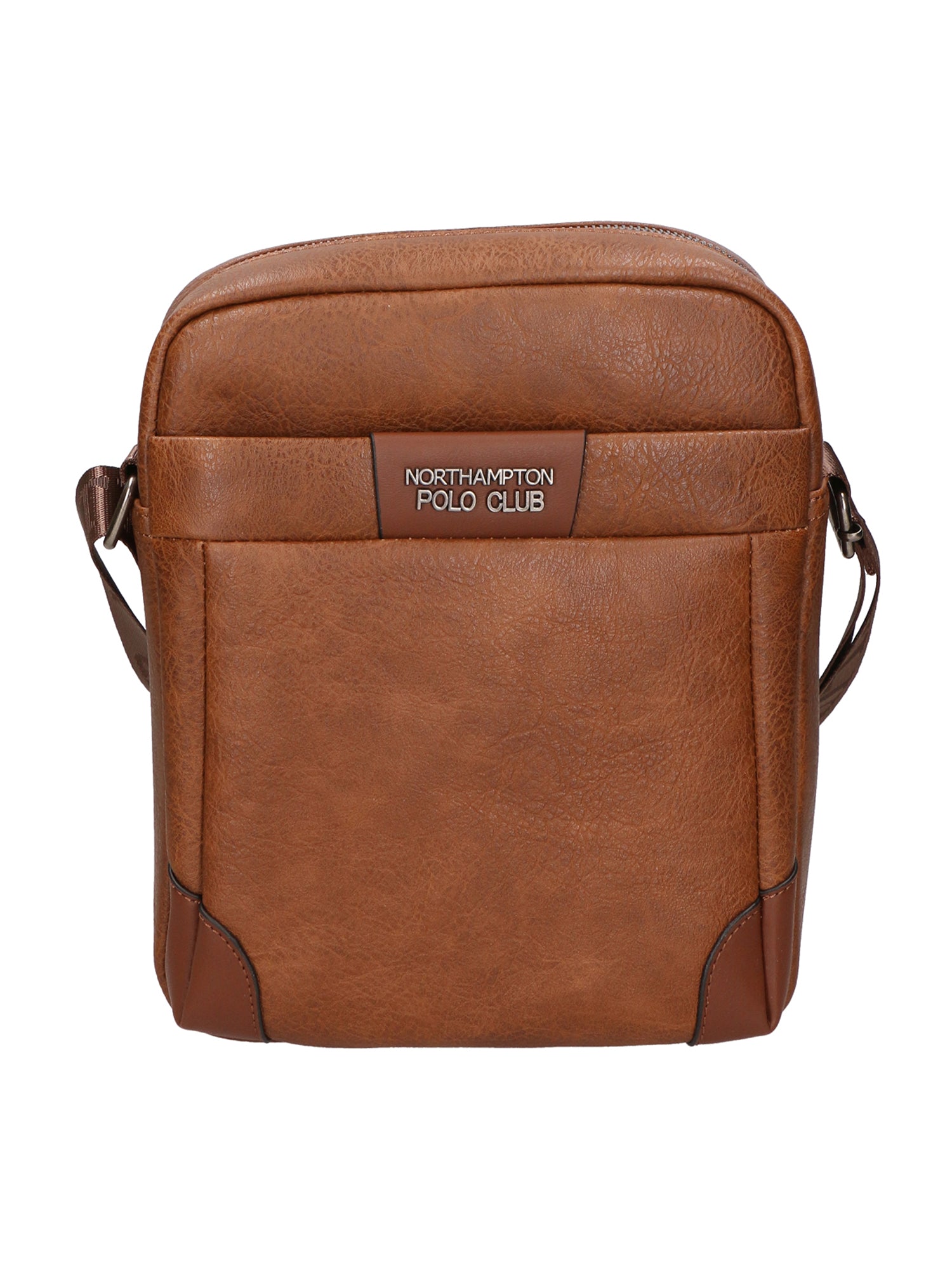 Borsa a tracolla uomo in pelle PU Casual PCL3008-COFFEE Northampton Polo Club