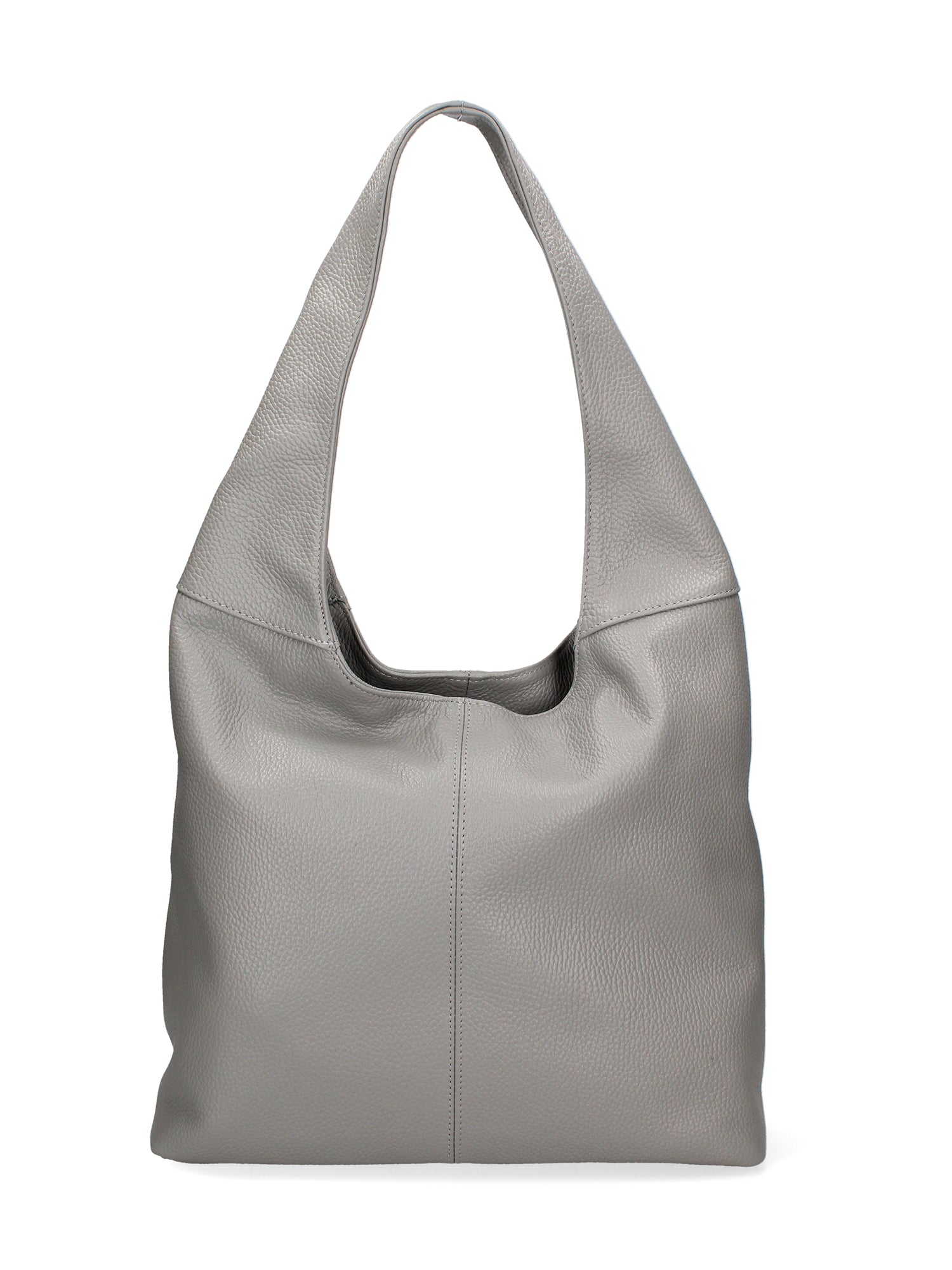Aria Borsa a mano da donna 100% pelle 07029-D16 GRIGIO Gave Lux