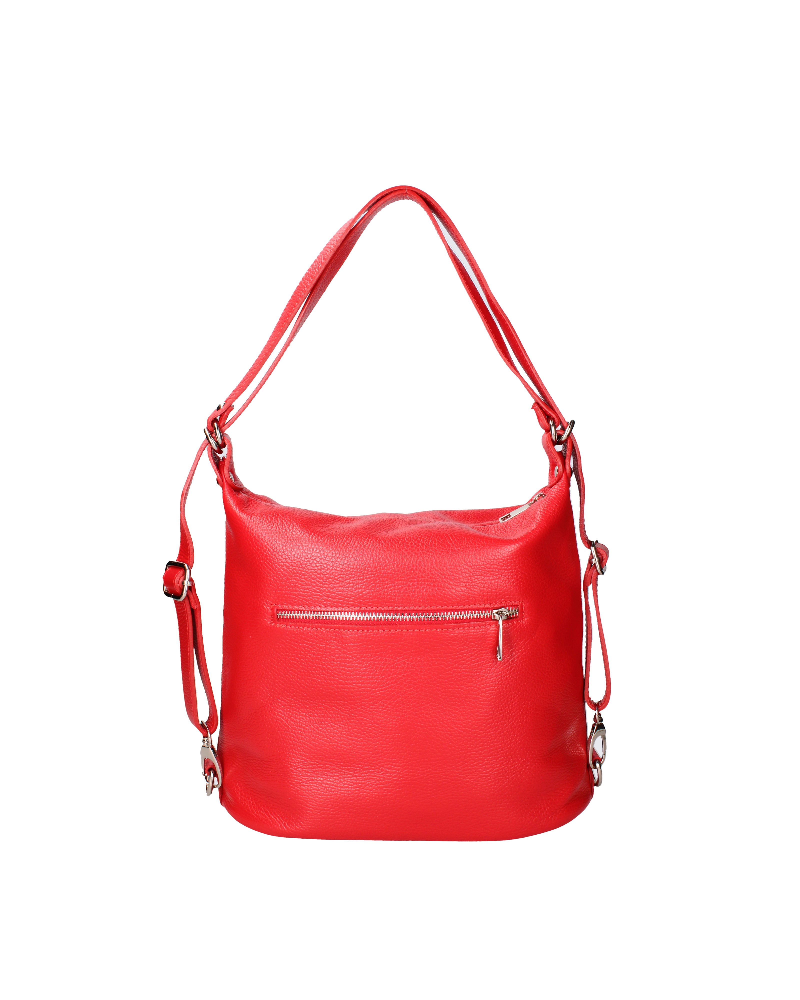 Bianca Borsa a spalla da donna Vera pelle 07136-D58 ROSSO FUOCO Viola Castellani