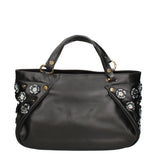 Iolara Lux Borsa a spalla da donna Vera pelle B17240-NERO Braccialini