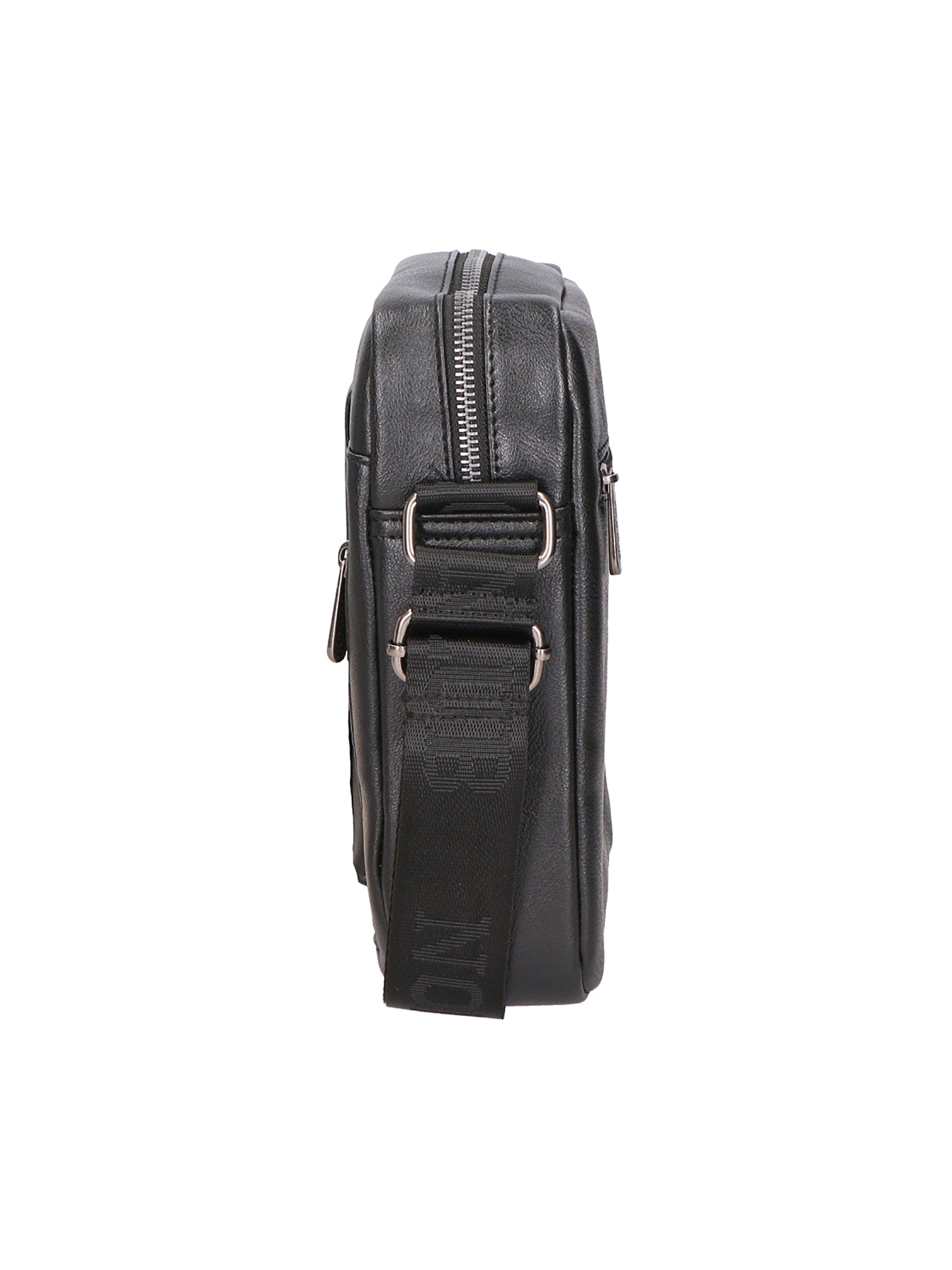 Borsa a tracolla uomo 100% pelle PU PCL3105-BLACK Northampton Polo Club