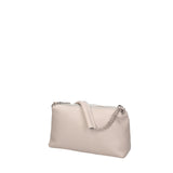 Borsa a spalla da donna Vera pelle 07141-D86 GRIGIO PERLA Viola Castellani
