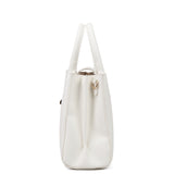 Borsa a mano da donna 100% pelle vegana PU 712-2PT-WHITE Diana&co