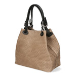 Araminta Borsa Shopper da donna Vera Pelle 80047-004 TAUPE Gave Lux