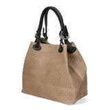 Araminta Borsa Shopper da donna Vera Pelle 80047-004 TAUPE Gave Lux