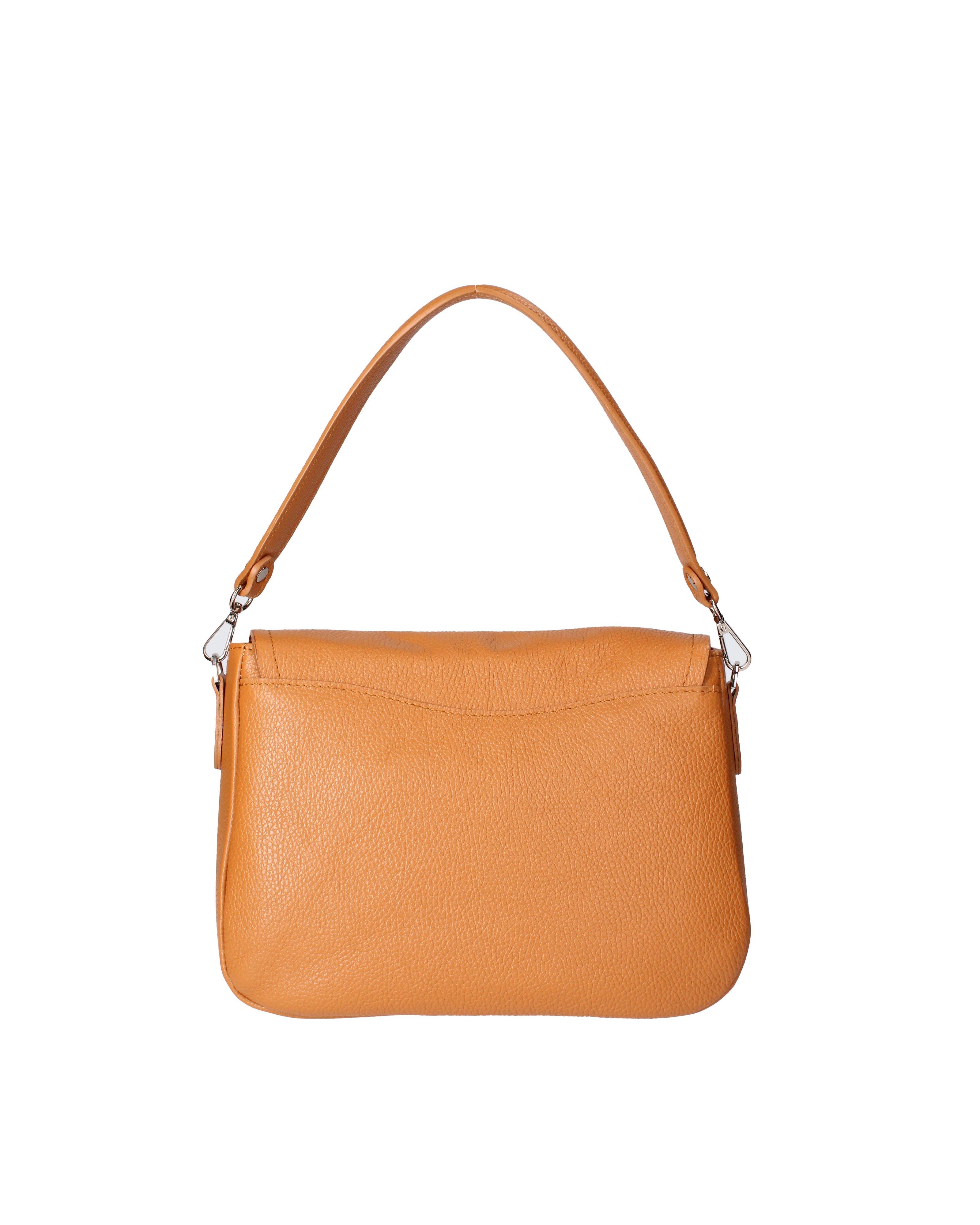 Sabina Borsa a spalla da donna Vera pelle 07139-D44 CUOIO Viola Castellani