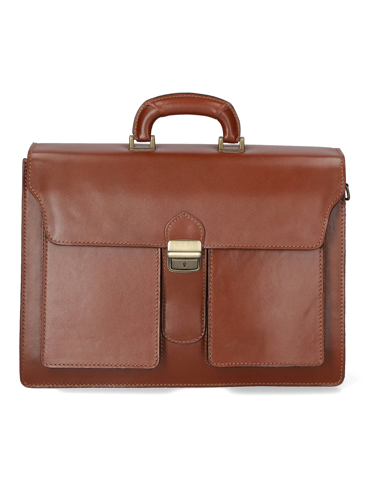 Enea Borsa da lavoro uomo Vera pelle 7001-MARRONE Gave Lux