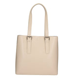 Germana Borsa a spalla da donna 100% pelle 05924-B37 LATTE Gave Lux