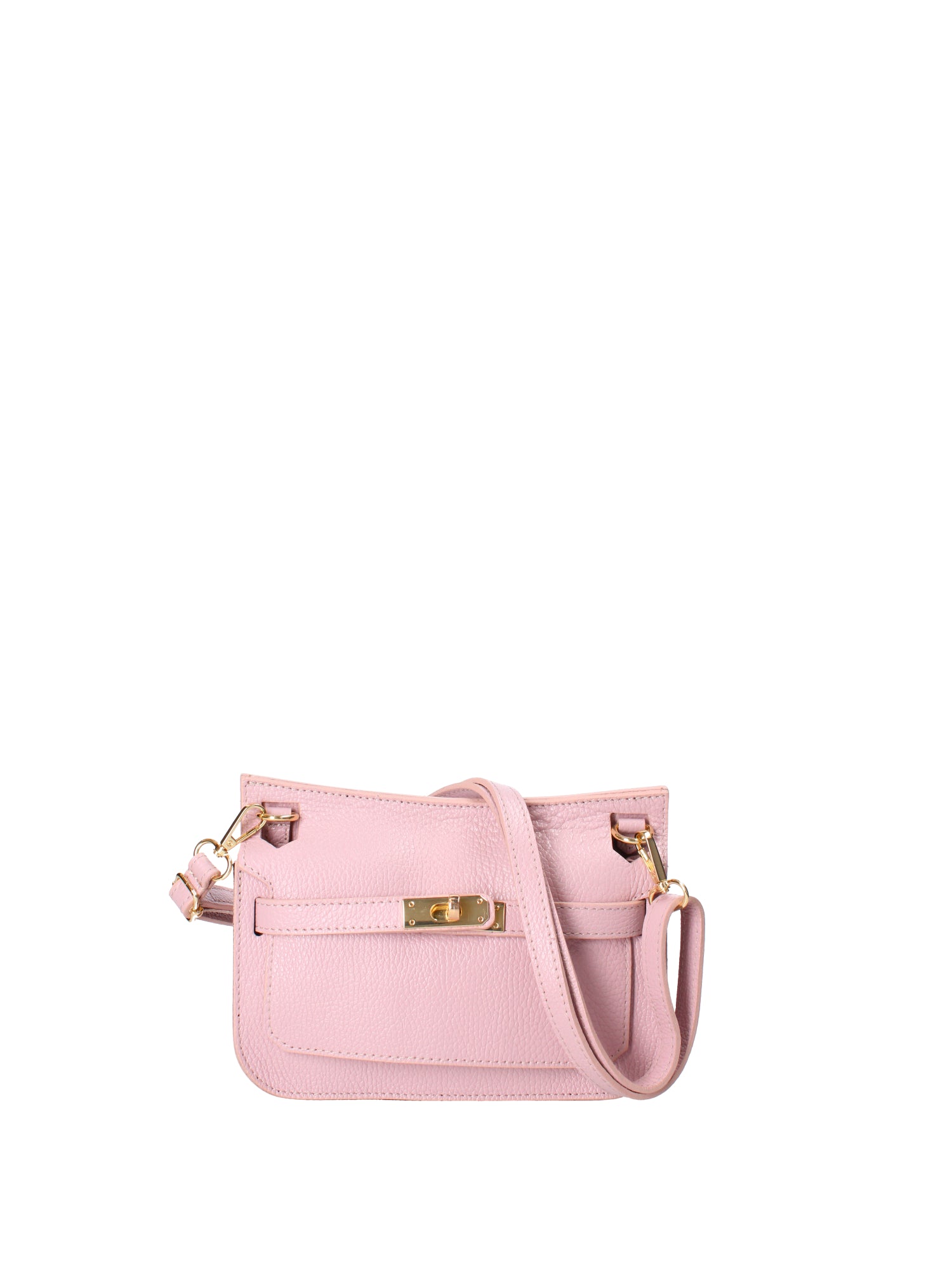 Katie Borsa a tracolla da donna 100% vera pelle 07145-D56 PINK Viola Castellani