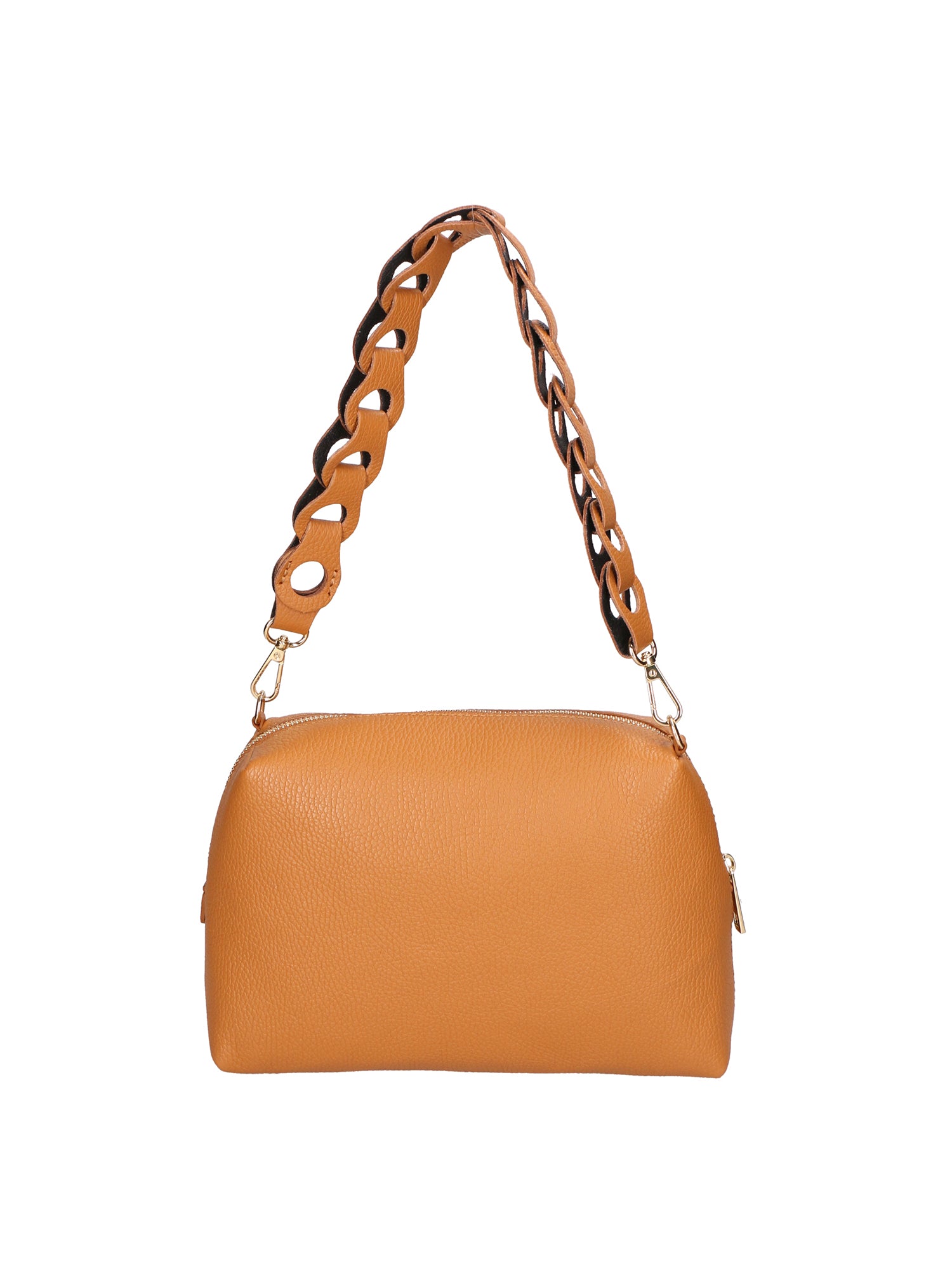 Livia Borsa a spalla da donna Vera pelle 06443-CUOIO COGNAC Gave Lux