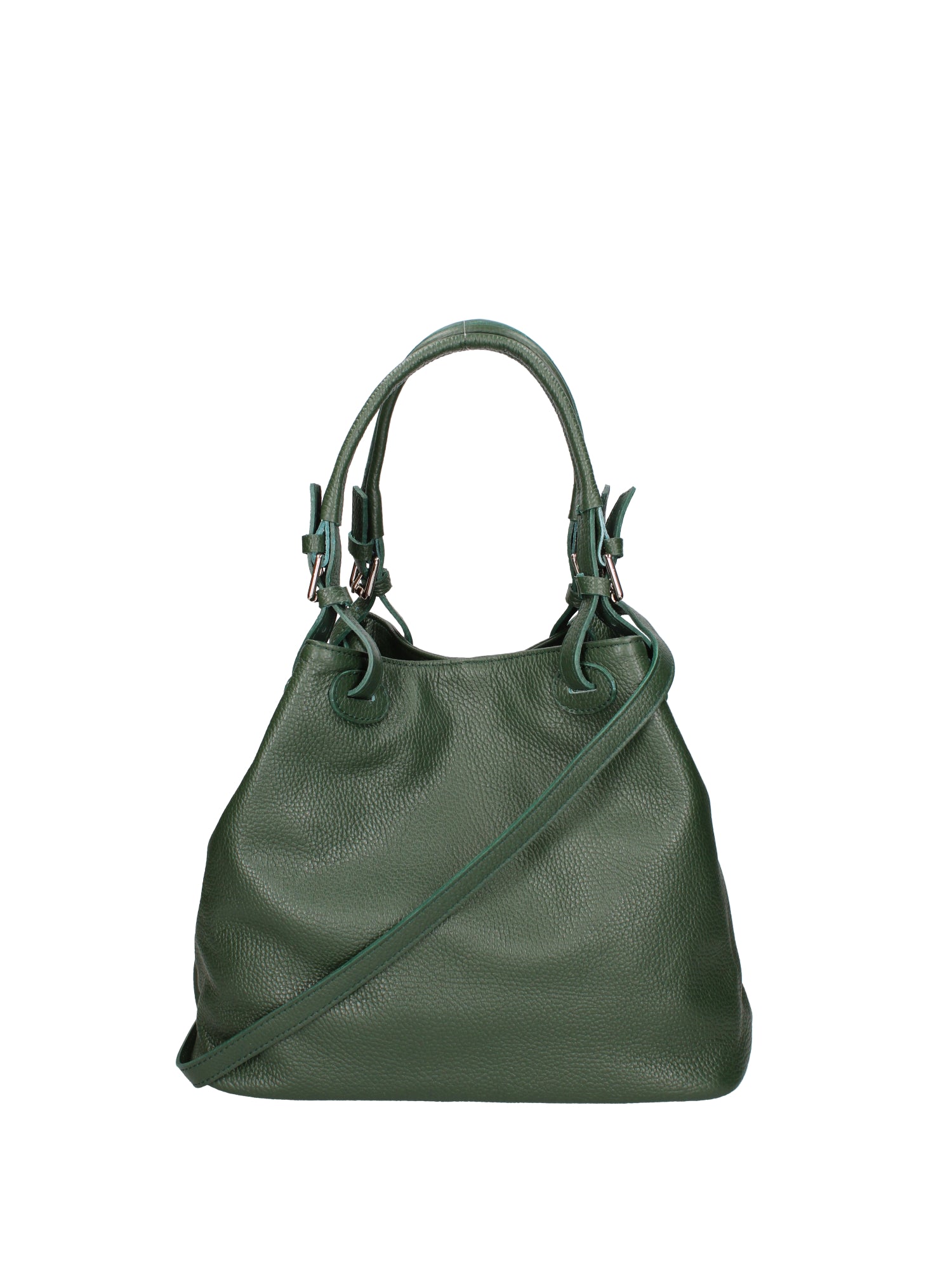 Amélia Borsa a spalla da donna Vera pelle 7028-D14 VERDE SCURO Gave Lux