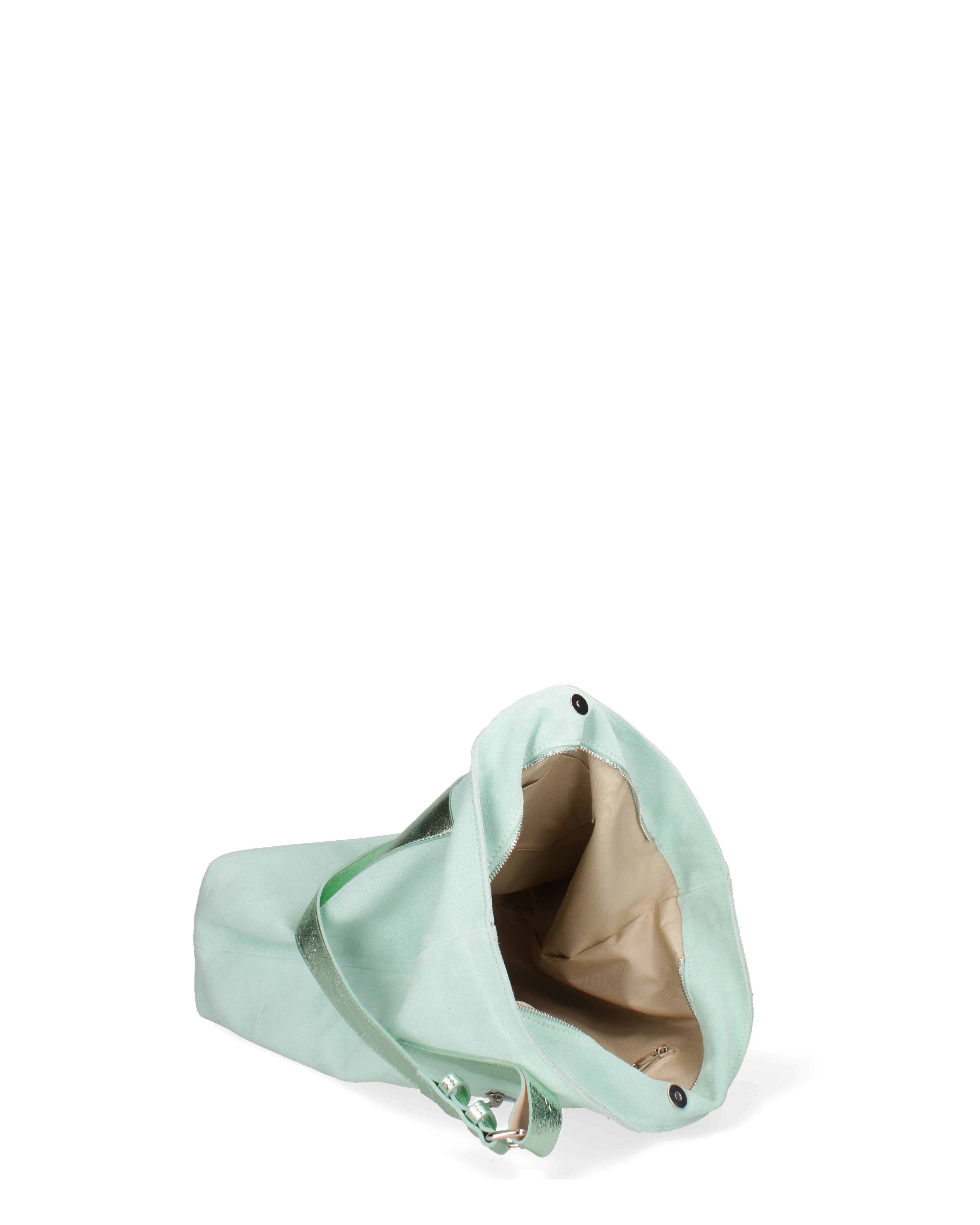 Borsa a spalla da donna Vera pelle 07312-D42 CIELO+L034 Roberta Rossi