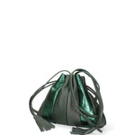 Elysia Borsa a spalla da donna Vera pelle 552043-VERDE Gave Lux