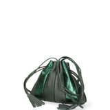 Elysia Borsa a spalla da donna Vera pelle 552043-VERDE Gave Lux