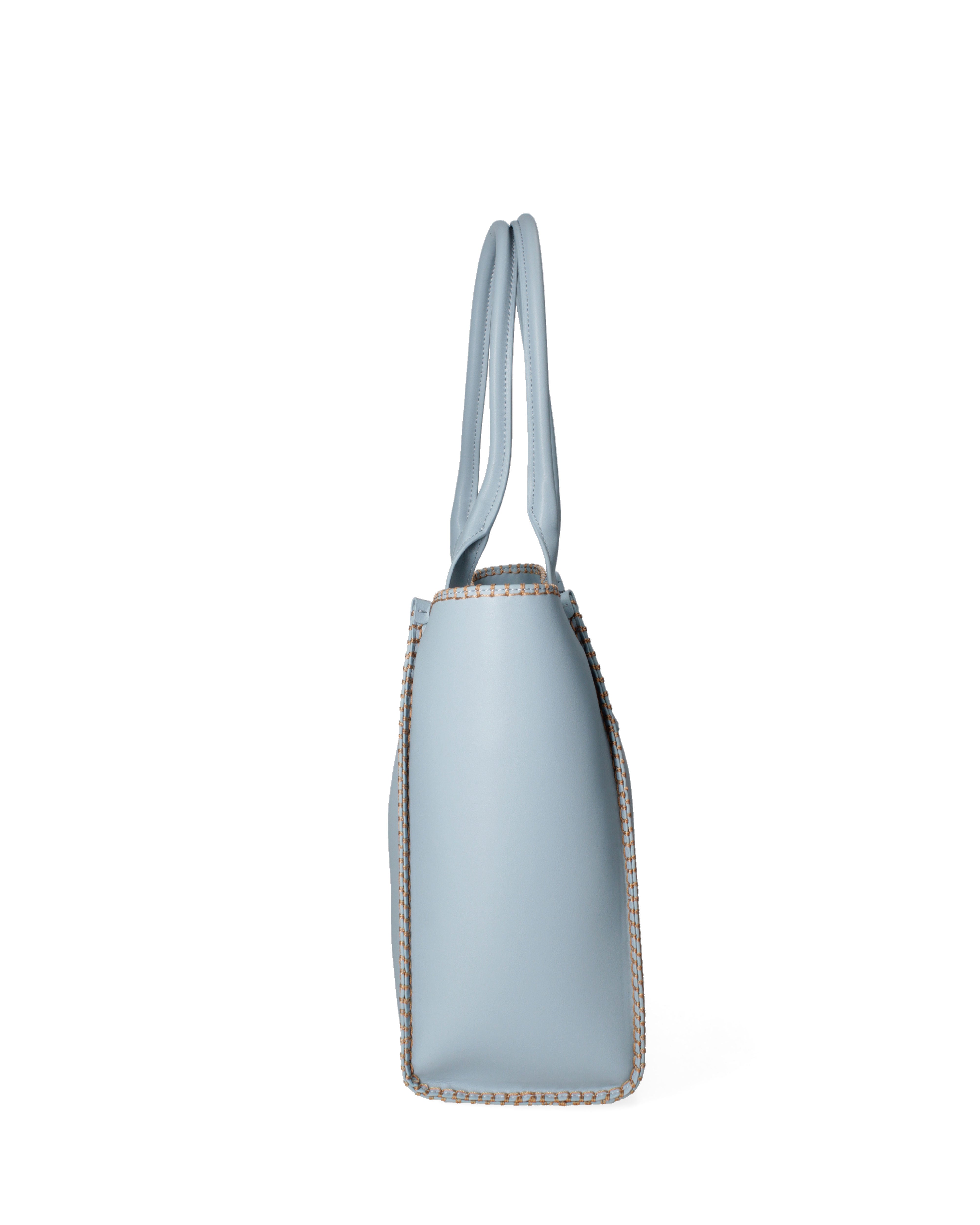 Borsa a spalla da donna 100% pelle riciclata 07225-Cielo Viola Castellani