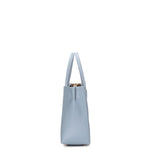 Borsa a mano da donna 100% pelle vegana PU 713-1PT-LIGHT BLUE Diana&co