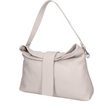 Grace Borsa a spalla da donna Vera pelle 07158-D86 GRIGIO PERLA Viola Castellani