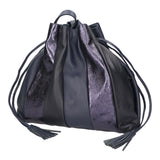 Nunzia Borsa a spalla da donna Vera pelle 576042-BLU DARK BLUE Gave Lux