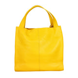 Aelia Borsa a spalla da donna Vera pelle 3312-D04 GIALLO YELLOW Gave Lux