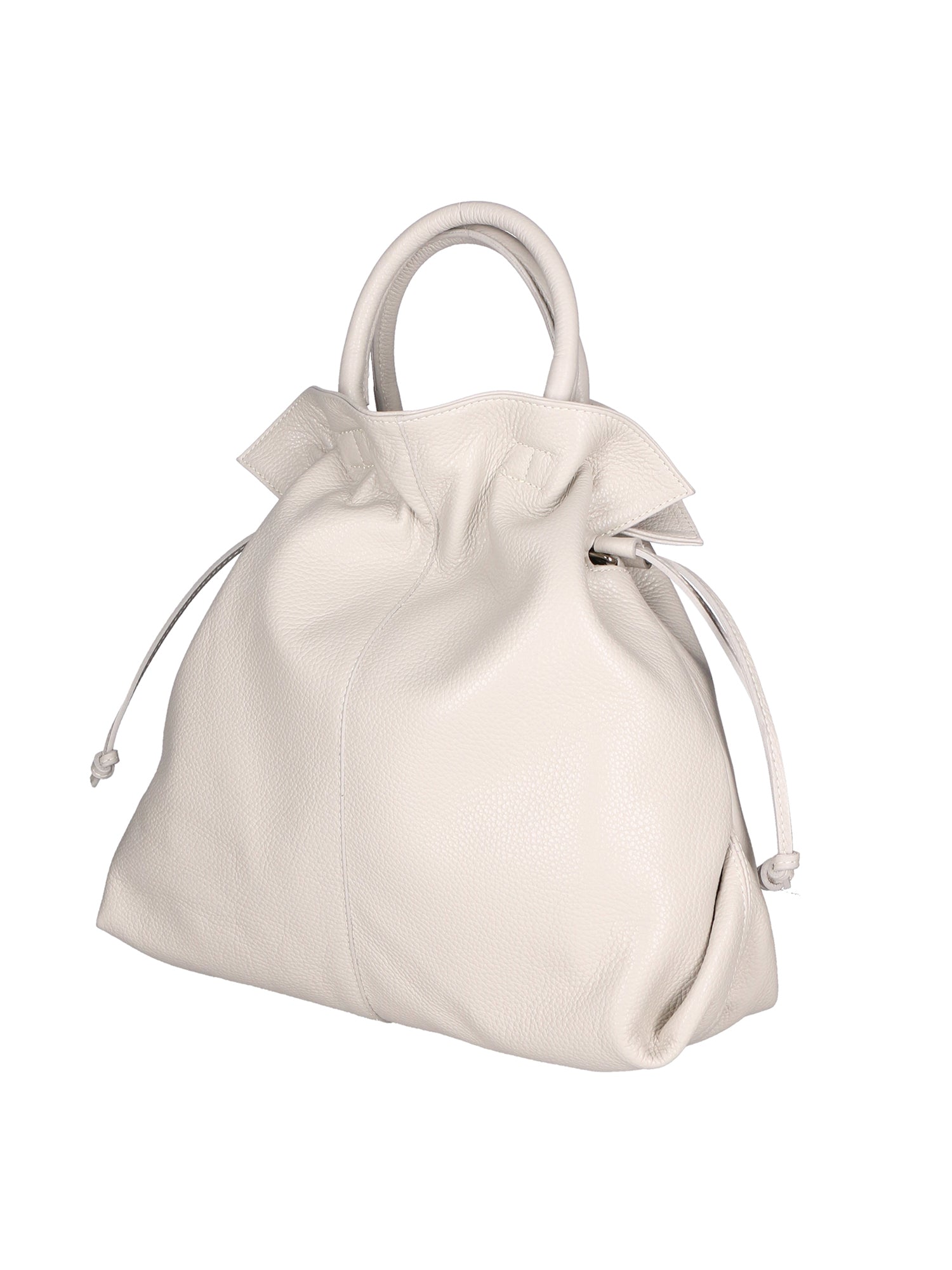 Giada Borsa a mano da donna 100% pelle 05837-D86 GRIGIO PERLA Gave Lux