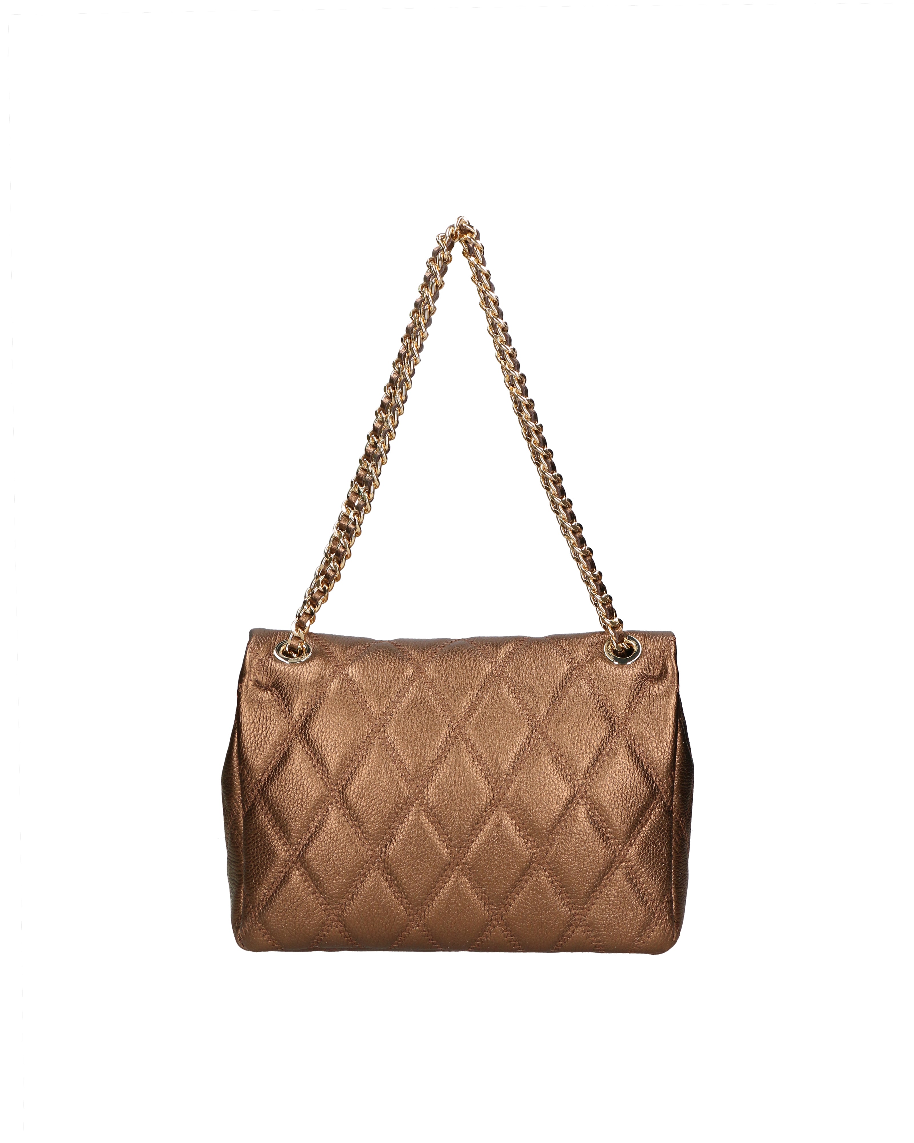 Argentia Borsa a tracolla da donna Vera pelle 04228-DL11 BRONZO Chiara Ferretti