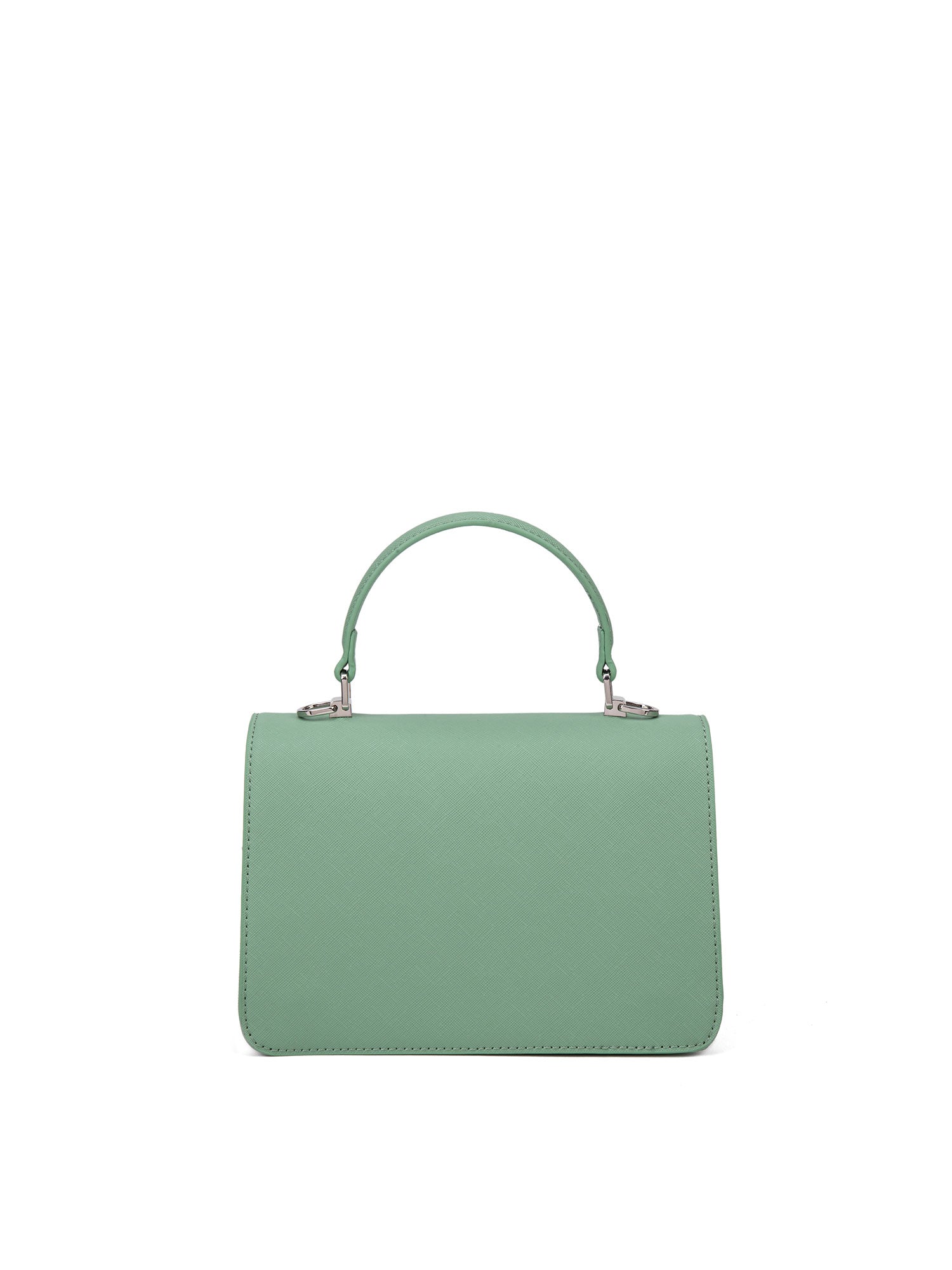 Borsa a mano da donna 100% pelle vegana PU 722-3PT-JADE GREEN Diana&co