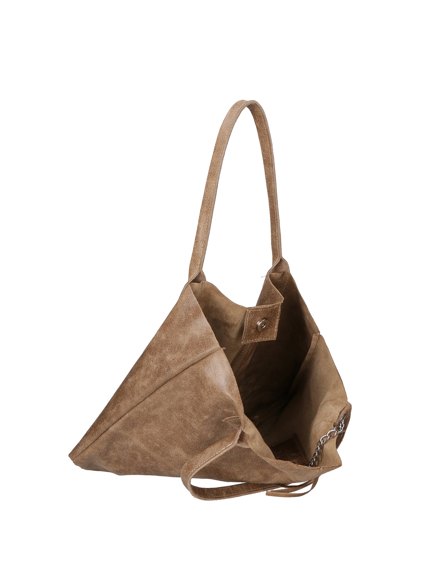 Althea Borsa a mano da donna Vera pelle 5190-009 TAUPE SCURO Gave Lux