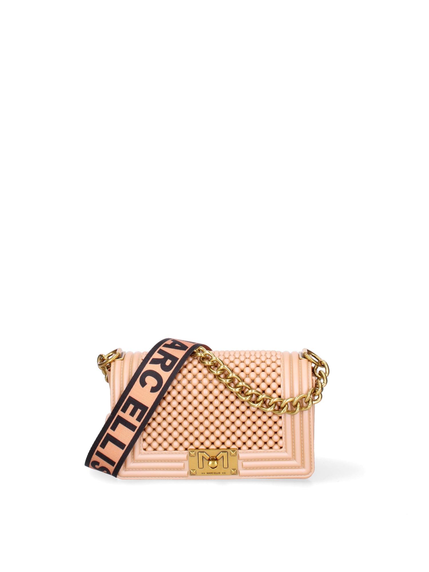 Borsa a mano da donna 100% Pvc FLAT-S-BALL 24-APRICOT - LIGHT OTTONE Marc Ellis