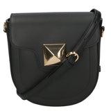 Calista Borsa a tracolla da donna Vera pelle 06014-P218 NERO Gave Lux